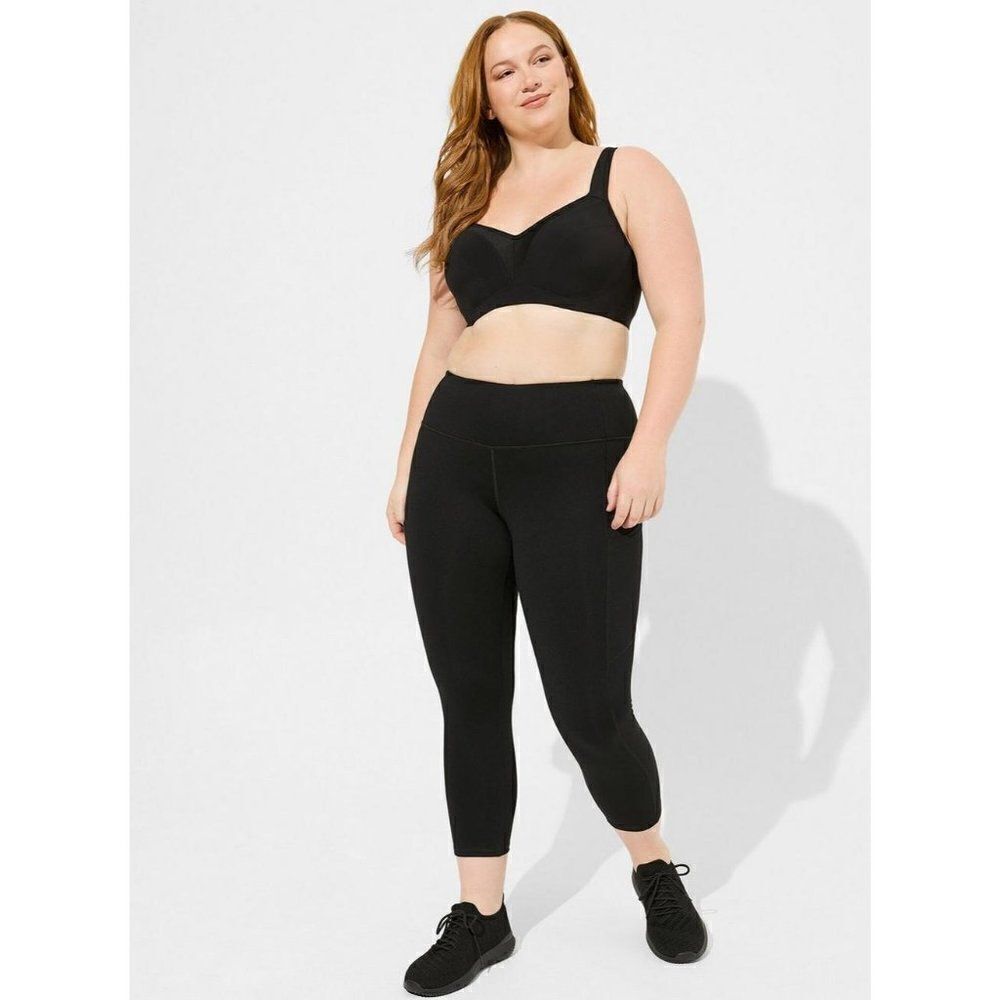 Torrid Active Performance Core Crop Active Legging With Side Pockets Size 5X